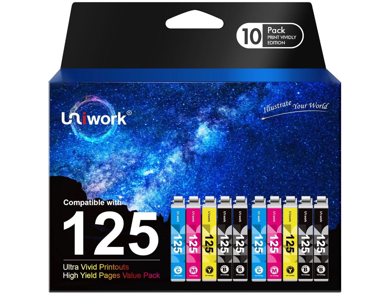 Uniwork Remanufactured Ink Cartridge Replacement